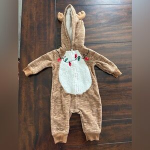 Carter's Deer Christmas One Piece Outfit